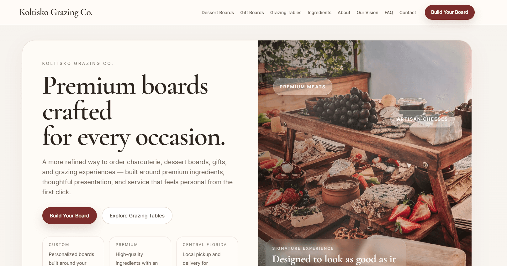Koltisko Grazing Co. homepage